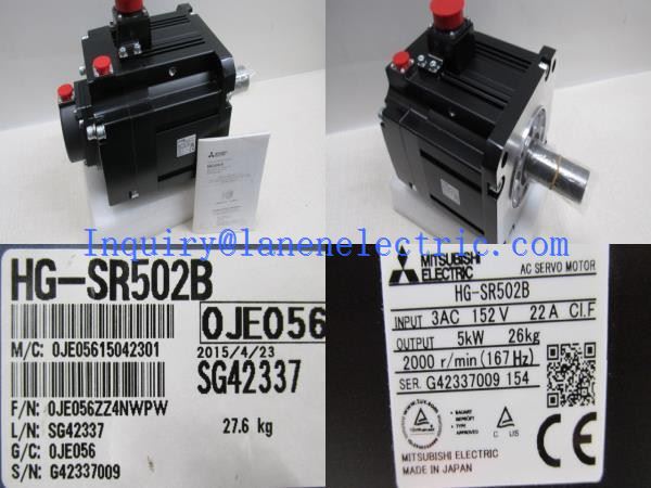 Produtos pontuais para servo motor Mitsubishi HG-SR502B Garantia de um ano Preço baixo Novo em estoque
