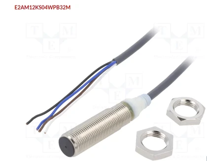 OMRON E2A-M12KS04-WP-B3 2M SAÍDA: PNP / NÃO + NC; 0÷4mm; 12÷24VCC;